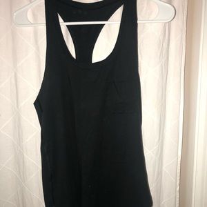 LuluLemon black athletic tank top